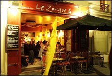 Restaurant Le Zouave des Abbesses Paris
